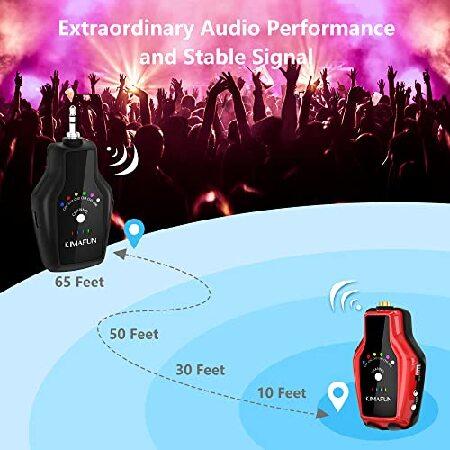 2.4G in Ear Monitor Wireless System 6 Channels Personal IEM for Studio,Rock Band Live Performance,Band Rehearsal,Guitar Amp,Bass Apm,DJ Equipment (US｜nobuimport｜05