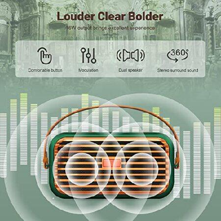 特典付き予約 Retro Bluetooth Speaker: Portable Vintage Speaker with Crystal Clear Stereo Sound Rich Bass，Wireless Retro Radio Speaker with Old Fashion Classic Styl