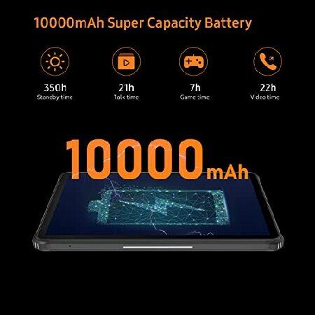 OUKITEL Rugged Tablet RT1, 10.1 Inch Android 11 Tablets, 10000 mAh Large Battery, Octa-Core 4GB RAM 64GB ROM Tablet PC, Dual SIM 4G LTE +5G WiFi, 16+1｜nobuimport｜02