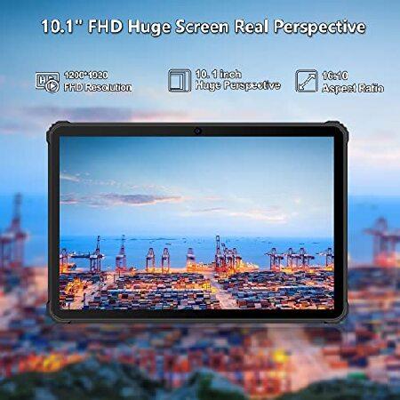 Rugged Tablet Android 11, OUKITEL RT1 10000mAh Large Battery 10.1 inch 1920*1200 FHD Screen, 4GB+64GB Memory, 16MP+16MP Camera, Octa-core IP68＆IP69K｜nobuimport｜04