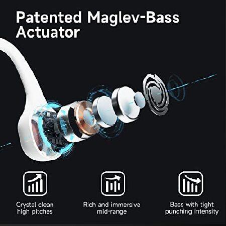 mojawa Bone Conduction Headphones, MOJO2 Open Ear Wireless Bluetooth Headphones, Sports Headset with Deep Bass and Secure Fit, IP67 Waterproof, 26g, 8｜nobuimport｜04