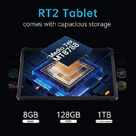 OUKITEL 10 in Android Tablet 20000mAh, RT2 Rugged Tablet 8GB+128GB 1TB Tablet Waterproof Tablet 4G LTE Dual SIM+5G WiFi,Smart Tablet 16MP+16MP Camera｜nobuimport｜06