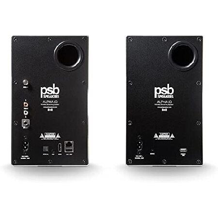 PSB Alpha iQ Streaming Powered Speakers with BluOS - Black (Pair)｜nobuimport｜03