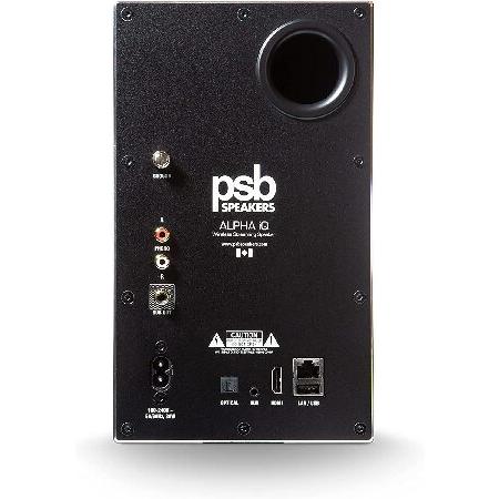 PSB Alpha iQ Streaming Powered Speakers with BluOS - Black (Pair)｜nobuimport｜06