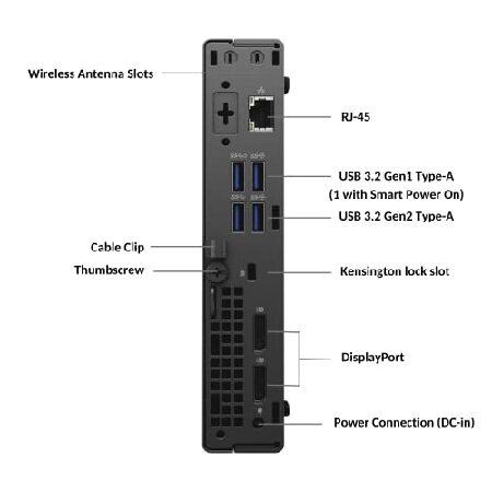 決算特別セール Dell OptiPlex 7080 Micro Form Factor Mini Business Desktop， Intel Core i5-10500T Processor， 16GB RAM， 1TB PCIe SSD， RJ45， DisplayPort， Wi-Fi 6， Window