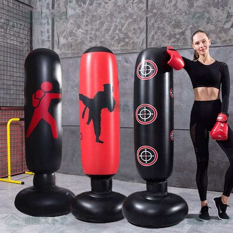 エアー サンドバッグ 自宅 倒れ ない スタンド 自立 空気入れ付き