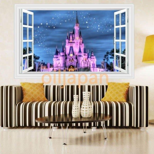 ウォールステッカー シンデレラ城 壁紙 ディズニー Qr42nzthd0 その他 Quickmercury Com