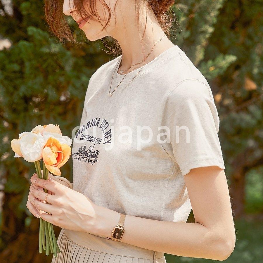 半袖tシャツ ロゴプリントtシャツ レディース 夏 30代 40代 半袖 シンプル グレー ホワイト ベーシック カジュアル ストリート 大人可愛い こなれ感 超安い品質