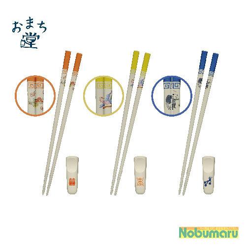 おまち堂】ラセンバシ 龍 鳳凰 唐子 赤 黄 青 ラーメン 箸 螺旋状