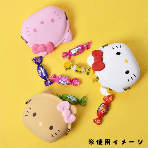 mimi POCHI ハローキティ がま口 pgデザイン KITTY ブラック ピンク