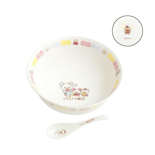リラックマ [TK18601]リラックマ ラーメンどんぶり レンゲ付き