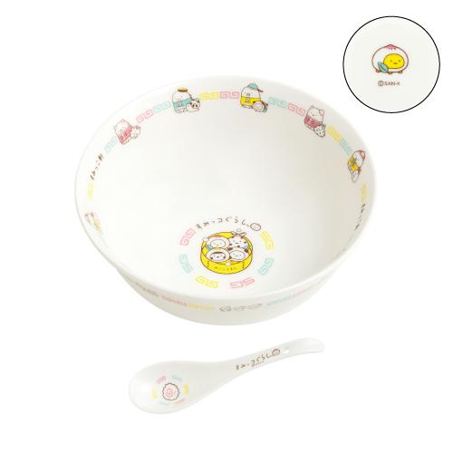 すみっコぐらし [TK18602]すみっコぐらし ラーメンどんぶり レンゲ付き