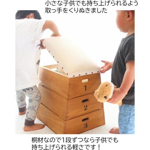 TOBICOBACOトビコバコ 跳び箱型おもちゃ箱 5段 収納 ムサファ c002 豊田産業 直送品 レトロ_3