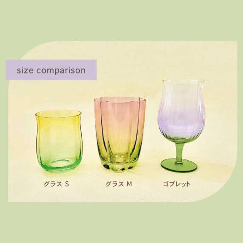 フラワーグラスゴブレット Flower Glass デコレコーポレーション