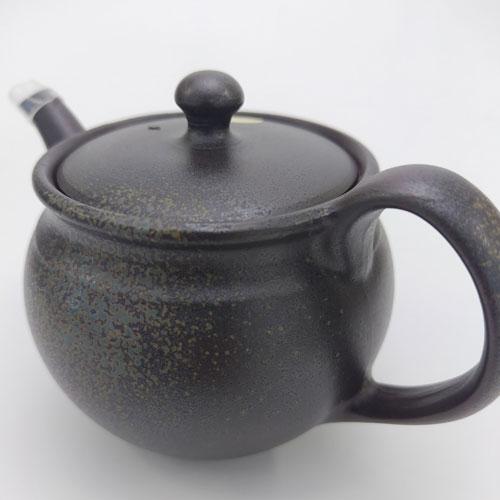 送料無料】[Y-372]常滑焼珈琲急須 富仙イラボ釉珈琲ポット450cc