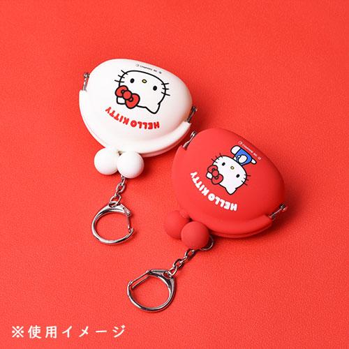 美品　ハローキティ ポーチ レトロ　サンリオ　キーホルダー　キティちゃん　キティ POCHI BABY ハローキティベーシック シリコンポーチ HELLO KITTY