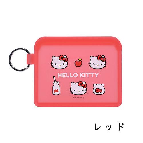 FLAPPO ハローキティベーシック シリコンフラットポーチ HELLO KITTY
