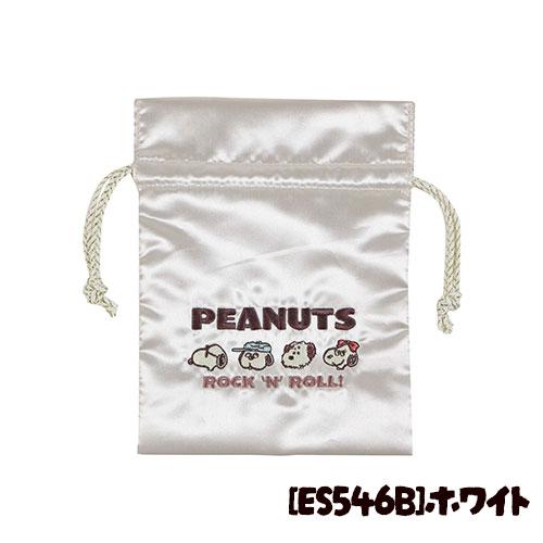 スヌーピーロックンロールシリーズ 巾着袋 PEANUTS きんちゃくバッグ