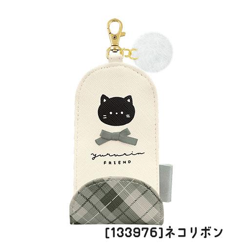 リール付きキーケース アニマル ネコ イヌ シマエナガ クマ ウサギ