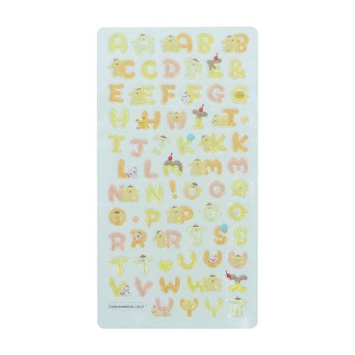 BONBON DROPシール ボンボンドロップシールもじ ポムポムプリン