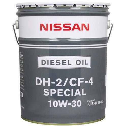 KLBFB-10302]日産純正エンジンオイル DH2/CF-4スペシャル 20L 10W-30 