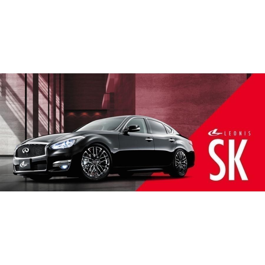 レオニス18インチ 　中古タイヤ4本セット　最終値下げ WEDS（ウェッズ） LEONIS レオニス GX 18インチ リム幅8.0J インセット