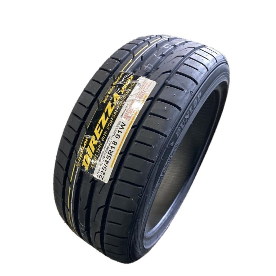 ダンロップ DZ102 225/45R18 4本 2023年製 【送料無料】 225/45-18 