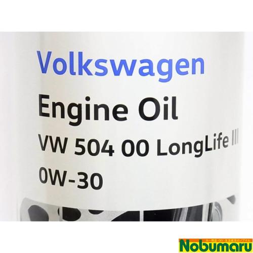 Volkswagen 純正エンジンオイル 0W-30 6本　しばりきさん専用 VW純正ロングライフエンジンオイル504 00(0W-30) 1L缶 : フォブ