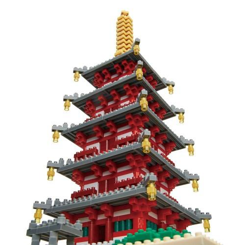カワダ nanoblock ナノブロック 五重塔 デラックスエディション NB-031
