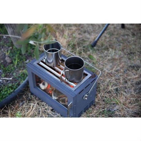 DAN+RO 2glass 横型】 [AZW17] 工事も薪も入らない暖炉 PLUS MANIA