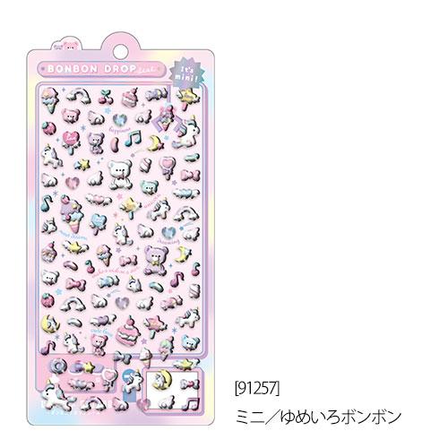 ボンボンドロップシールミニ 4枚セットI【クーリア正規品】 めろめろ