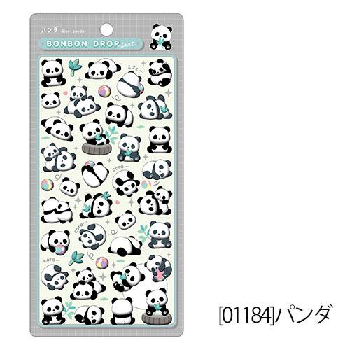 ボンボンドロップシールアニマル 4枚セット1【クーリア正規品】 トリ