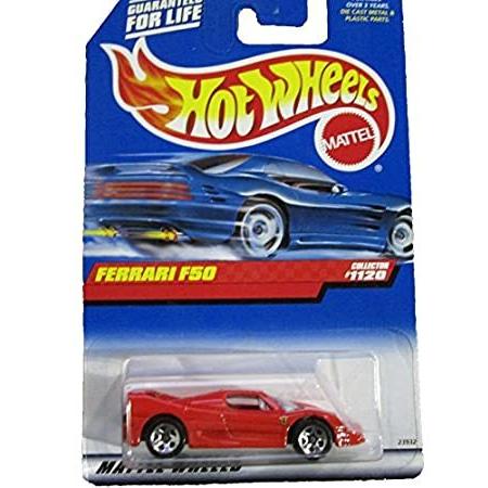 【期間限定！最安値挑戦】 Hot Mattel Wheels #1 Collector Car Cast Die F50 Ferrari Red Scale 1:64 1999 ミニカー