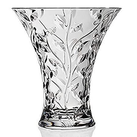 定期入れの RCR Crystal"LAURUS" Italy in Made - 11" Vase 花瓶、花器