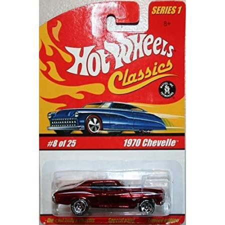 超美品の Hot 25 of #8 Chevelle 1970 - 1 Series Classics Wheels ミニカー