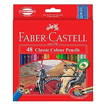 大割引 Faber-Castell ファーバーカステル 油性色鉛筆セット 並行輸入 115858 48色 色鉛筆