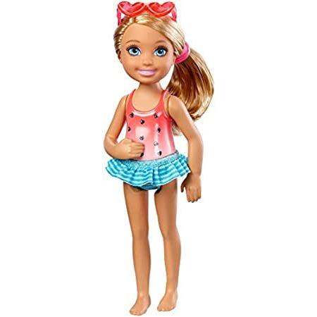【超ポイント祭?期間限定】 Barbie Club Doll Swimming Chelsea オブジェ、置き物