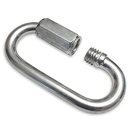 Yardware etcetera Quick Links 1/8 inch Zinc Plated 24 Pack | Chain Links 14 カラビナ
