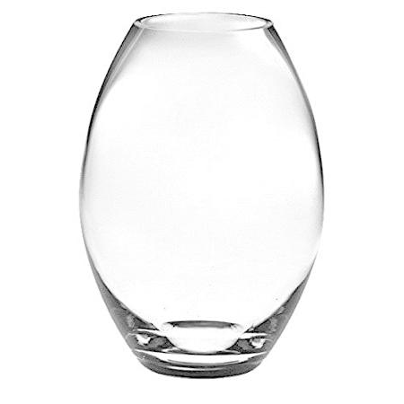 【超特価sale開催！】 Barski Glass ヨーロッパ製 クリア バレルベース 高さ12インチ 高さ12インチ ハンドメイド 花瓶、花器