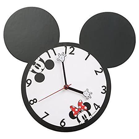 売れ筋ランキングも Vandor 89189 ミッキーとミニーマウス型 デコ 壁掛け時計 掛け時計、壁掛け時計