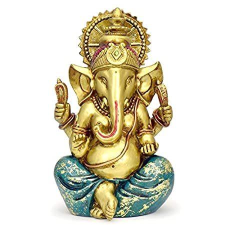 ガネーシャ像 象 ヒンズー教 成功の神 大きい 9 5インチ 高さ 樹脂ガネーシャアイドル ハンドペイント ゴールド インド装飾 結婚式やディワリのデ B07f61pxcb Nobuストア 通販 Yahoo ショッピング