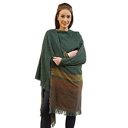 ファッションの Mills Woollen Kerry ACCESSORY グリーン カラー: Size One サイズ: US レディース スカーフ
