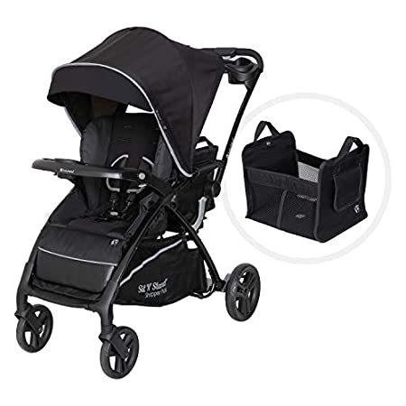 激安通販の Stand N’ Sit Trend Baby 5-in-1 44x22.5x4 Plus, Black Stroller, Plus Shopper ベビーカー（バギー）