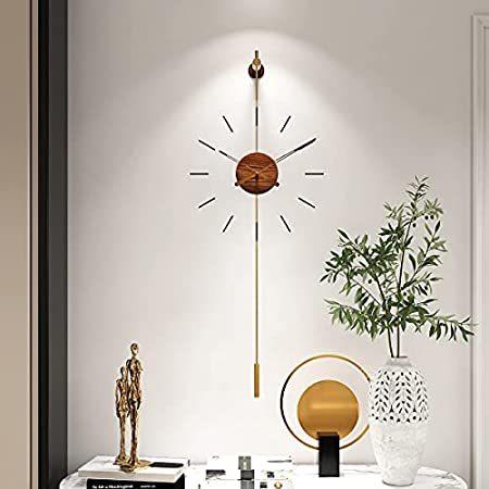 ビンテージ 掛け時計 壁掛け時計 クリアフェイス ホテル ウォールクロック ウォールナットクロック ロフト 針 リビングルーム モダン ホーム 図書館 ロフト ホテル Nobuストア 北欧 壁装飾 ミニマ B096p9cgnr 30 Off