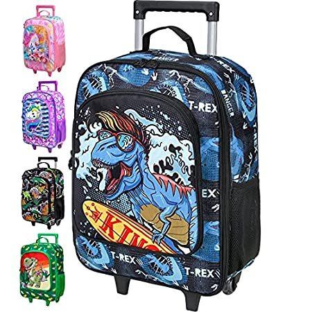 数量は多い  Dinosaur Cute Boys, for Luggage Kids Rolling Ch Toddler for Suitcase Wheels ソフトタイプスーツケース