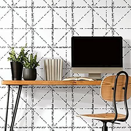 最新作 Roommates Rmk1rl ダイヤモンドグリッドスペック 剥がして貼れる壁紙 壁紙 Www Oroagri Eu