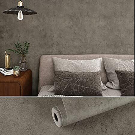 Veelike 厚手 コンクリート壁紙 コンクリート壁紙 剥がして貼る 住宅設備 グレー コンクリート 厚手 カウンタートップ X 15 7インチ コンタクトペーパー Nobuストア 354イン B09mlkth9w 防水 オンラインストア安い の