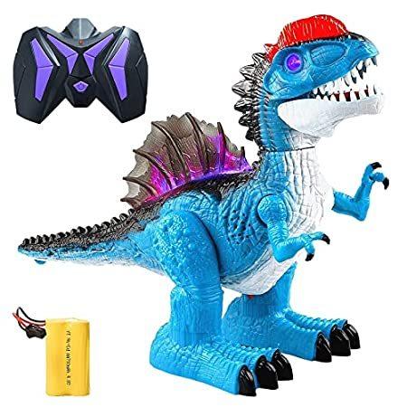 驚きの価格 Remote Control Dinosaur for Boys 4-7 8-12, T-Rex Dinosaur Toys for Kids, Ed 電子玩具