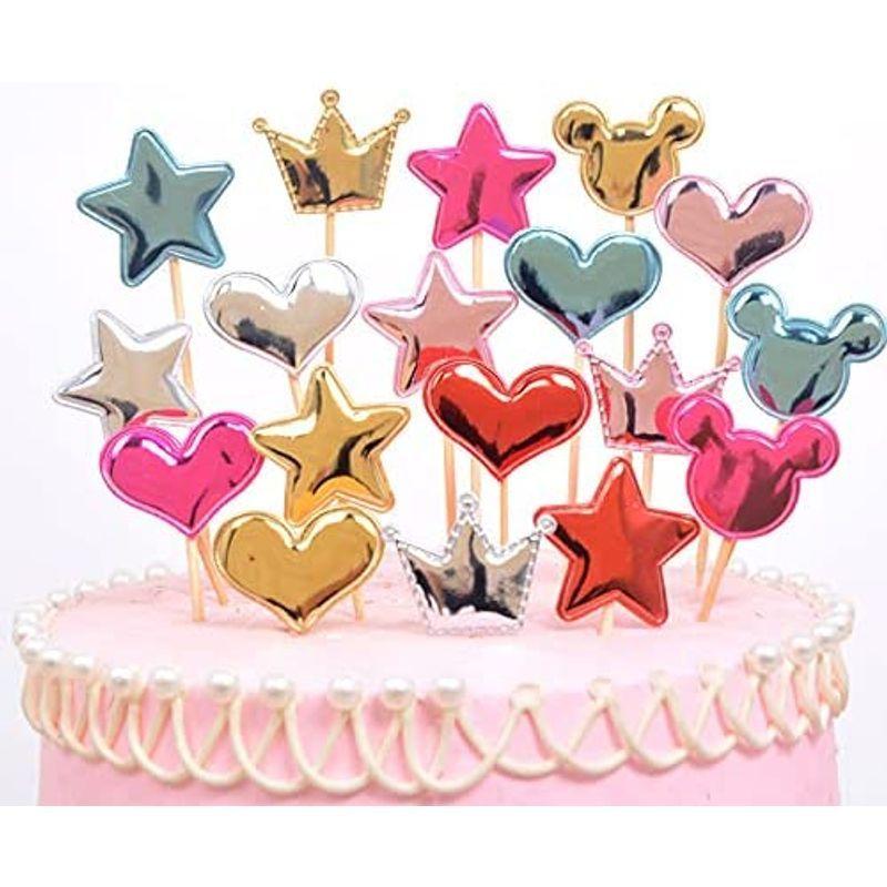 ケーキトッパー 誕生日 バースデー Happybirthday 1歳 パーティー ケーキ 飾り付け 飾り バースデーケーキ 木製