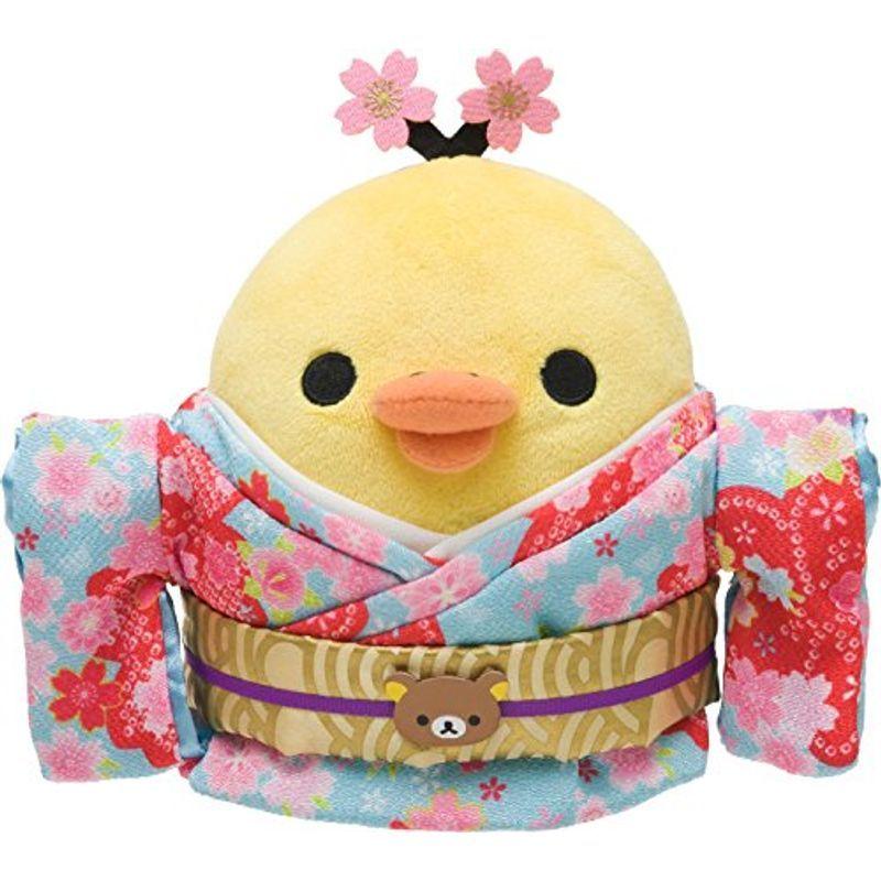 国際ブランド Rilakkuma リラックマ 高さ13cm キイロイトリ ぬいぐるみ あつめて 着物 ぬいぐるみ